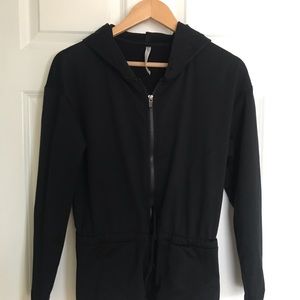 Fabletics black zip hoodie